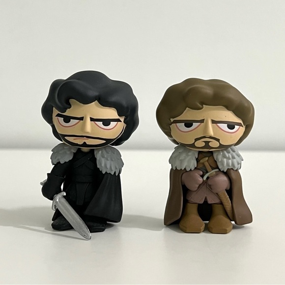 Funko Game Of Thrones Mystery Mini Edition 1 John Snow & Robb Stark Viny… - Picture 1 of 7